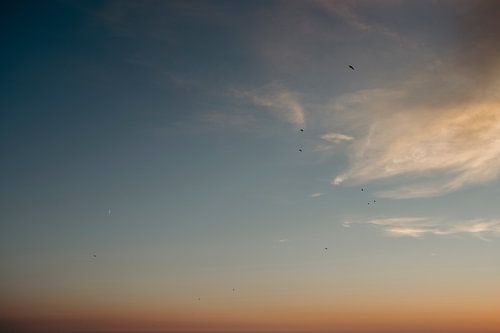 Skandinavischer Sonnenuntergang