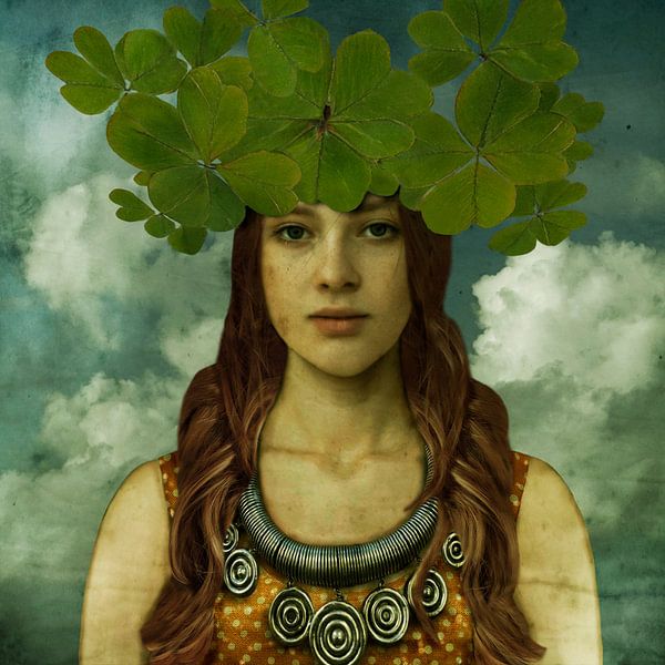 Vintage Beauty Clover4 by Yvonne Zeldenthuis