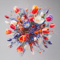 Floral Frenzy of Joy
