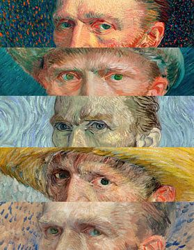 Vincent van Gogh - Les yeux de l'âme - Selfies avec le pinceau ! sur Gisela- Art for You