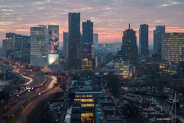 Het uitzicht op de Oude Haven in Rotterdam van MS Fotografie | Marc van der Stelt