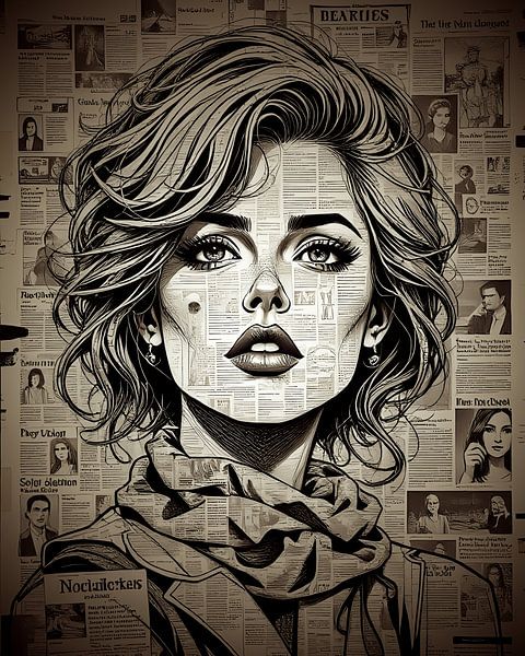 Sepia-Träume und Kolagen von Jean Pierre