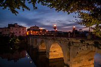 Sommières in the evening
