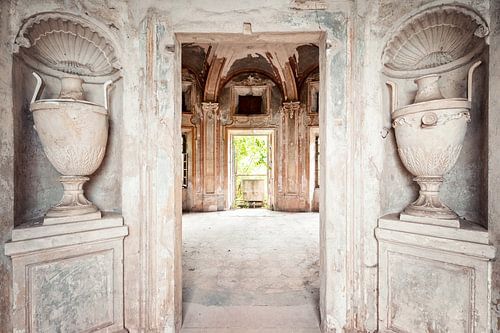 Verlaten paleis in Italië