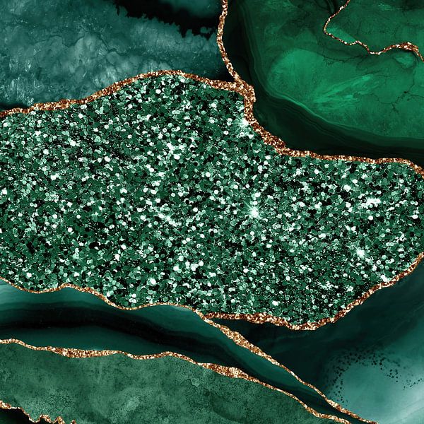 Agaat glitter oceaan textuur 13 van Aloke Design