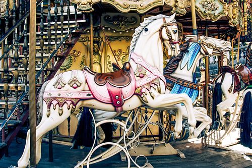 Karussellpferd am Montmatre