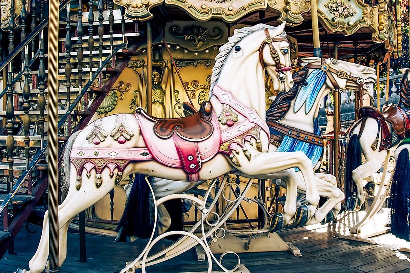 Karussellpferd am Montmatre von Rüdiger Rohmann