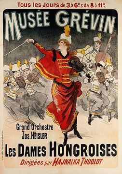 Jules Chéret - Les Dames Hongroise (1888) van Peter Balan