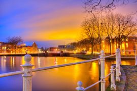 Zonsondergang in Delft von Dexter Reijsmeijer