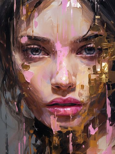 Portrait abstrait moderne sur SPEQ ART