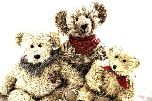 Drie teddybeer vriendjes