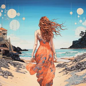 À la plage