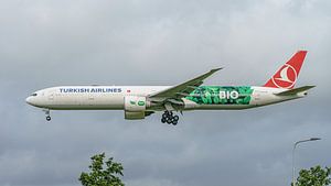 Passagierflugzeug vom Typ Boeing 777-300ER der Turkish Airlines.