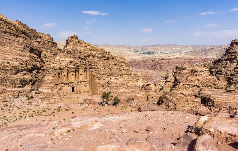 Ansicht des Klosters in Petra, Jordanien von Reis Genie
