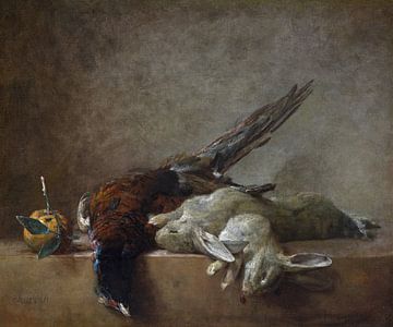 Stilleven met wild, Jean-Baptiste-Siméon Chardin