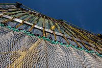 Fishnet on boom