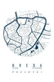 Stadtplan von Breda von Walljar