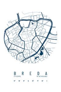 Stadtplan von Breda