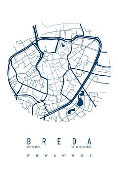 Stadskaart Breda van Walljar