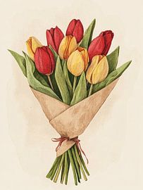Tulpenwald von Franka Poulain