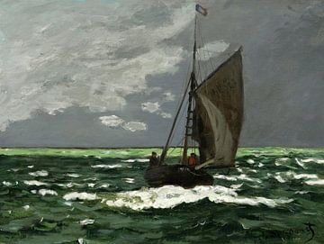 Claude Monet,Zeegezicht, storm, 1866