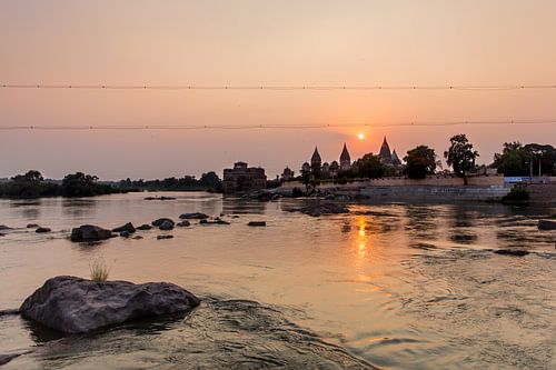Zonsondergang Reflectie India