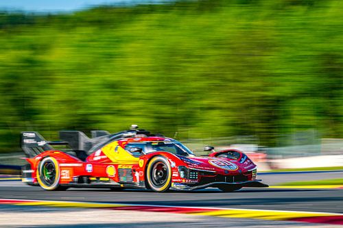 De Ferrari 499P hypercar op Spa-Francorchamps