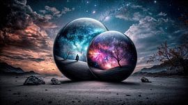 Worlds in harmony by Klaus Tesching - Art-AI