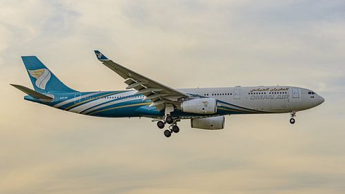 Oman Air Airbus A330-300 passagiersvliegtuig.