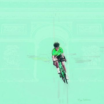 Cyclist by Marjoline Delahaye