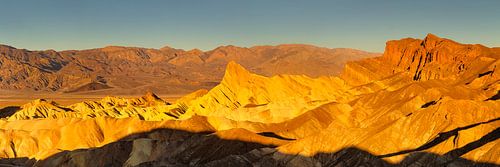 Zabriskie Point at sunrise, Death Valley National Park, California, USA