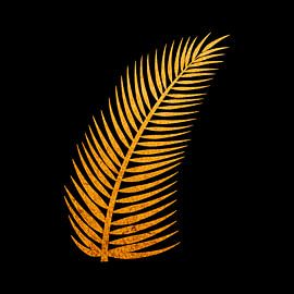 Golden leaf by Rutmer Visser