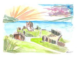 Château d'Urquhart avec vue sur le Loch Ness