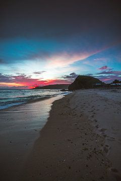 Lombok zonsondergang van Andy Troy