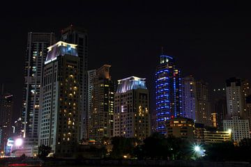 Dubai Marina skyline van Nicole Wetzels