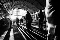 Waiting on the train