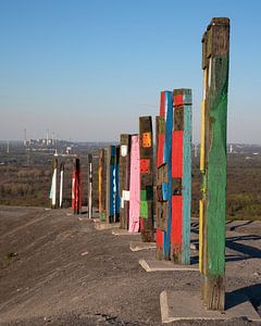Landmarke auf der Halde Haniel, Bottrop, Deutschland