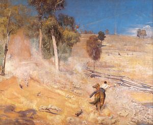 Tom Roberts, eine Flucht! - 1891