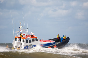 De KNRM in actie