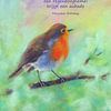Rotkehlchens Morgenlied Haiku Holländisch von Karen Kaspar