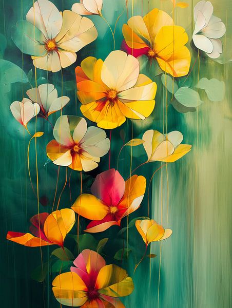 Flowers abstract by Bert Nijholt