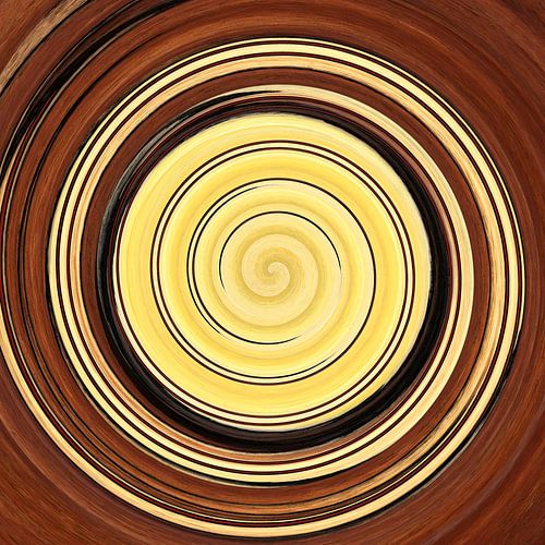 Erdungsspiralen 01 / Spirale / Farbstrudel