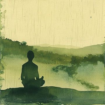 Zen-Malerei | Innerer Frieden von Wunderbare Kunst