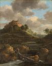 Schloss Bentheim, Jacob Isaacksz. van Ruisdael von Meisterhafte Meister Miniaturansicht