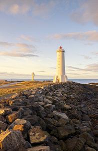 Island (Alter Akranes-Leuchtturm) von Marcel Kerdijk