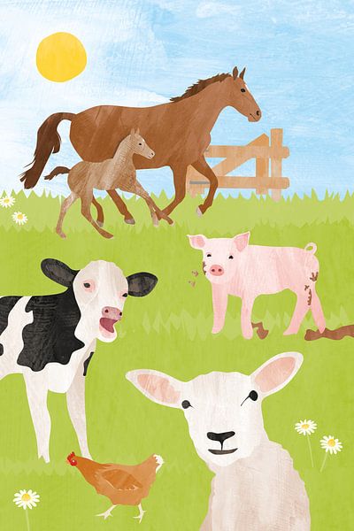 Animaux de ferme par Karin van der Vegt