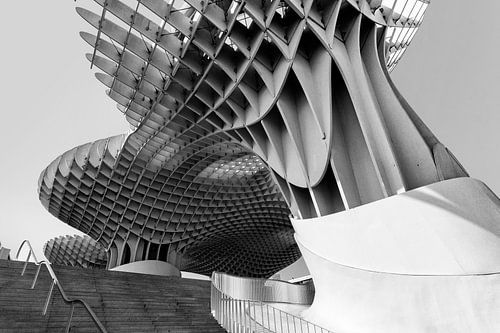 SEVILLE, SPANJE. Metropol Parasol Parasolgebouw in Sevilla, Spanje