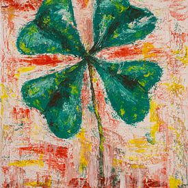 Cloverleaf - Oil on canvas by Stephan Zaun
