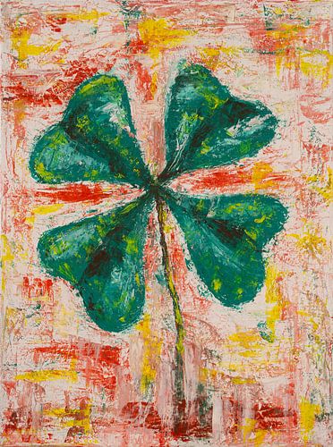 Kleeblatt - Öl auf Leinwand von Stephan Zaun