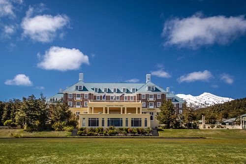 Hotel Chateau Tongariro in Tongariro National Park, Nieuw-Zeeland